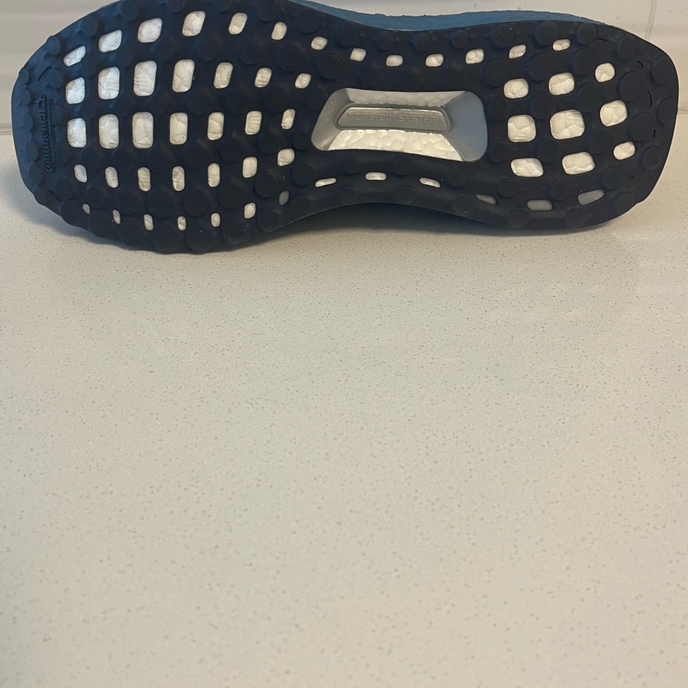 Adidas Ultraboost Climacool 2 DNA Men's Athletic Shoes - Navy and Teal - Picture 13 of 17